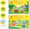 Альбом для рисования 40л., А4, на склейке Мульти-Пульти "Приключения Енота", с раскраской