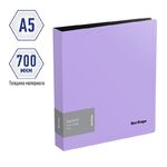 Папка на 4-х кольцах Berlingo "Instinct", А5, 35мм, 700мкм, лаванда