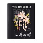 Тетрадь на кольцах А5 (165х215 мм), 120 листов, твердый картон, клетка, BRAUBERG, Beauty, 404082