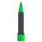 Текстовыделитель-кисть Berlingo "Textline HL470" зеленый, 1-6мм
