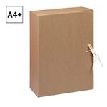 Короб архивный с завязками OfficeSpace разборный, без покрытия, 100мм, клапан МГК, до 900л