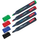 Набор перманентных маркеров Berlingo "MultiLine PE320" 04цв., пулевидный, трехгранный, 3,0мм