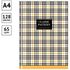 Бизнес-блокнот А4, 128л., OfficeSpace "Узор. Classic pattern", глянцевая ламинация