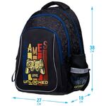 Рюкзак Berlingo Comfort "Next level" 38*27*18см, 3 отделения, 3 кармана, эргономичная спинка