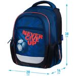 Рюкзак Berlingo Cute "Sport" 38*28*14см, 3 отделения, 3 кармана, анатомическая ЭВА спинка