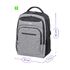 Рюкзак Berlingo City "Strict grey" 42*29*17см, 2 отделения, 3 кармана, отделение для ноутбука, USB разъем, эргономическая спинка
