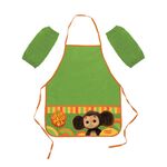 Фартук с нарукавниками Мульти-Пульти "Чебурашка", 53,5*44,5см, 1 карман