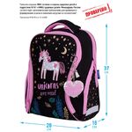 Ранец Berlingo Nova "Real Unicorn" 37*28*18см, 2 отделения, 2 кармана, анатомическая спинка