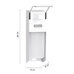 Диспенсер для жидкого мыла OfficeClean Professional, локтевой, белый, наливной, 0,5л