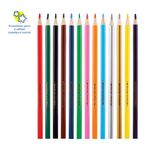 Карандаши цветные Мульти-Пульти "Енот в космосе", 12цв., трехгран., заточен., европодвес