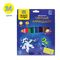 Карандаши цветные Мульти-Пульти "Енот в космосе", 24цв., трехгран., заточен., европодвес