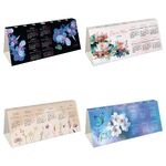 Календарь-домик с высечкой OfficeSpace "Flowers", ассорти, 2024г.