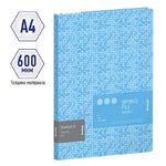 Папка с пружинным скоросшивателем Berlingo "Starlight S", 17мм, 600мкм, голубая, с внутр. карманом, с рисунком