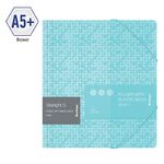 Папка для тетрадей на резинке Berlingo "Starlight S" А5+, 600мкм, зеленая, с рисунком