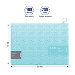 Папка-конверт на молнии Berlingo "Starlight S" А4, 200мкм, зеленая, с рисунком