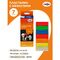 Пластилин Гамма "Оранжевое солнце", 7 цветов (6 флуор. + 1 белый), 93г, со стеком, картон. упаковка, европодвес