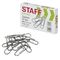 Скрепки STAFF "EVERYDAY", 22 мм, металлические, 100 шт., в картонной коробке, Россия, 220302