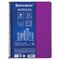 Тетрадь А5, 80 листов, BRAUBERG "Metropolis", спираль пластиковая, клетка, обложка пластик, ФИОЛЕТОВЫЙ, 403399