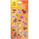 Наклейки объемные Мульти-Пульти "Домашние любимцы", 10*22см, 20 наклеек, инд. уп., европодвес