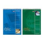 Блокнот А5 145х205 мм, 60 л., спираль, картон, жесткая подложка, клетка, HATBER, "Office Line", 60Б5B1сп, B014042