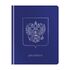 Дневник 1-11 кл. 48л. (твердый) ArtSpace "Герб. Синий", иск. кожа, тиснение фольгой, ляссе