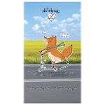 Блокнот МАЛЫЙ ФОРМАТ (105x164 мм), А6, 40 л., скоба, фольга, TWIN лак, клетка, "МИКС 4" (10 видов), 099081