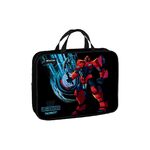 Папка текстильная с ручками 1 отделение, А4 Berlingo "Warrior Robot", 350*265*80мм, текстиль, на молнии