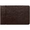 Кредитница OfficeSpace на 16 карт, ПВХ, коричневый, горизонтальная