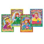 Книжка-раскраска А4, 8 л., HATBER, "Для маленьких принцесс", 8Р4, R24843