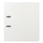 Папка-регистратор BRAUBERG с двухсторонним покрытием из ПВХ, 70 мм, белая, 222651