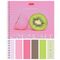 Тетрадь А5, 80 л., HATBER гребень, клетка, обложка картон, "Color Set" (4 вида в спайке), 80Т5В1гр