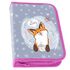 Пенал ПИФАГОР, 1 отделения, 2 откидные планки, полиэстер, 20х14 см, "Cute fox", 271018