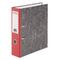Папка-регистратор BRAUBERG, фактура стандарт, с мраморным покрытием, 75 мм, красный корешок, 220988