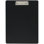 Планшет с зажимом OfficeSpace А4, 2000 мкм, пластик (полифом), черный