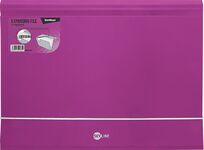 Папка 13 отделений Berlingo "Skyline", А4, 700мкм, на резинке, розовая