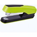 Степлер №24/6, 26/6 Berlingo "Fluent", до 25л., пластиковый корпус, зеленый