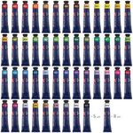 Краски акриловые художественные, НАБОР 60 штук, 49 цветов, в тубах по 22 мл, BRAUBERG ART CLASSIC, 192246