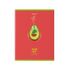 Тетрадь предметная "AVOCADO" 48 л., глянцевый лак, ХИМИЯ, клетка, BRAUBERG, 404284