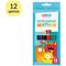 Карандаши цветные ArtSpace "Монстрики", 12цв., заточен., картон, европодвес