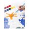 Набор кистей Гамма "Классические" 10шт., синтетика, круглые № 1, 2, 3, 5, 8, плоские № 2, 4, 6, 8, 10, блистер, европодвес