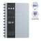 Бизнес-тетрадь А4+, 80л., Berlingo "Eclipse", клетка, на кольцах, с возм. замены блока, 80г/м2, пластик. (полифом) обложка, линейка-закладка, серая