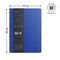Бизнес-тетрадь А4+, 80л., Berlingo "Steel&Style", клетка, на гребне, 80г/м2, пластик. (полифом) обложка, линейка-закладка, синяя
