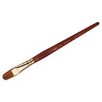 Кисть художественная колонок Гамма "Классика", плоскоовальная №18