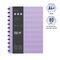 Бизнес-тетрадь А4+, 80л., Berlingo "Instinct", клетка, на кольцах, с возм. зам. блока, 80г/м2, пластик. (полифом) обл., линейка-заклад., лаванда/чер.