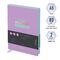 Ежедневник недатированный, А5, 160л., кожзам, Berlingo "Haze", мятный срез, сиреневый, с рисунком