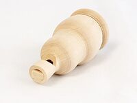Деревянная заготовка из липы Свистулька Матрешка