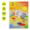 Цветная бумага А4, Мульти-Пульти, 100л., 10цв., тонированная, в термоусадке, "Приключения Енота"