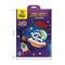 Набор А4 цв. картона, 5л., 5цв. и цв. бумаги 10л., 10цв., Мульти-Пульти "Енот в космосе", самоклеящийся, в папке с европодвесом