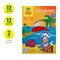 Фетр Мульти-Пульти, А4, 12л., 12цв., 2мм, "Приключения Енота"