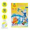Фетр Мульти-Пульти, А4, 10л., 10цв., 2мм, перфорированный, "Енот в волшебном мире"